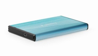 Obudowa zewnętrzna Gembird 2.5 USB 3.0 niebieska szybki transfer