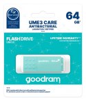 Pendrive GOODRAM UME3 Care 64GB USB 3.0 antybakteryjny miętowy