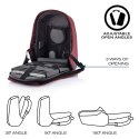 Plecak XD DESIGN BOBBY HERO REGULAR RED antykradzieżowy wodoodporny
