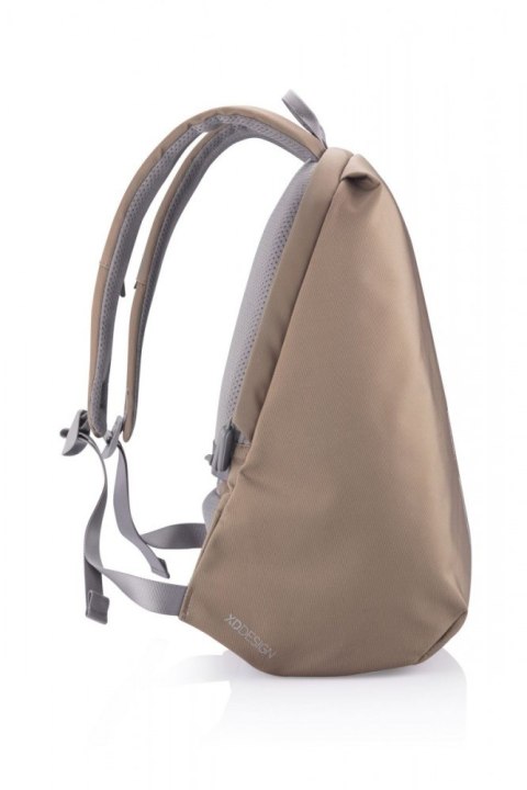 Plecak antykradzieżowy XD DESIGN BOBBY SOFT brązowy wodoodporny z USB