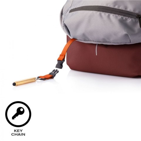 Plecak antykradzieżowy XD DESIGN BOBBY SOFT RED wodoodporny z USB