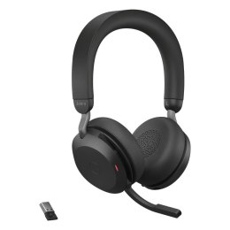 Słuchawki Jabra Evolve2 75 Link380a UC Stereo czarne komfortowe bezprzewodowe