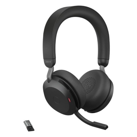 Słuchawki Jabra Evolve2 75 Link380a UC Stereo czarne komfortowe bezprzewodowe