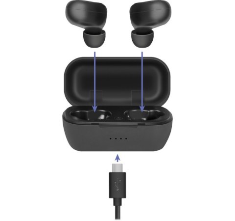 Słuchawki bluetooth Defender TWINS 638 czarne douszne z mikrofonem