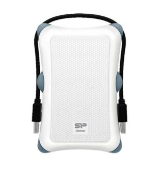 Zewnętrzny dysk HDD Silicon Power ARMOR A30 1TB wstrząsoodporny biały