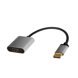 Adapter DisplayPort do HDMI 4K 60Hz aluminiowy 0,15m ekranowany