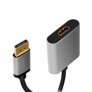 Adapter DisplayPort do HDMI 4K 60Hz aluminiowy 0,15m ekranowany