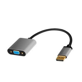 Adapter DP do VGA 1080p 60Hz aluminiowy 0.15m kompaktowy