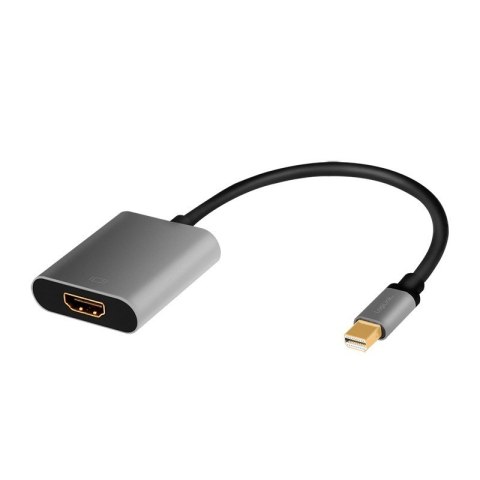 Adapter mDP do HDMI 4K 60Hz aluminiowy 0.15m uniwersalny LogiLink