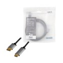 Kabel LogiLink DisplayPort do HDMI 4K 60Hz aluminiowy 2m
