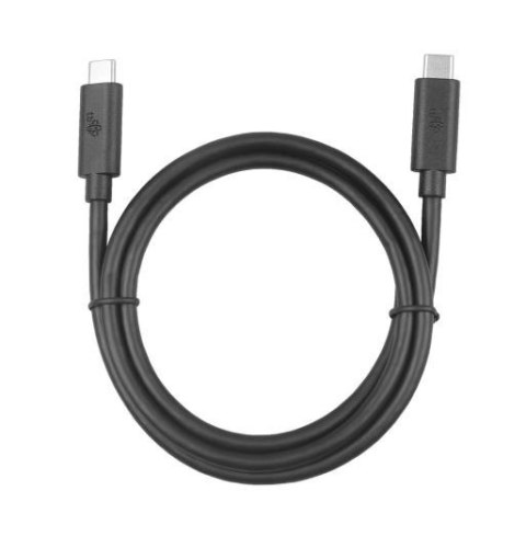 Kabel USB C-USB C 1m 100W 5Gbps czarny szybkie ładowanie USB 3.1