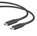 Kabel USB C-USB C 1m 100W 5Gbps czarny szybkie ładowanie USB 3.1