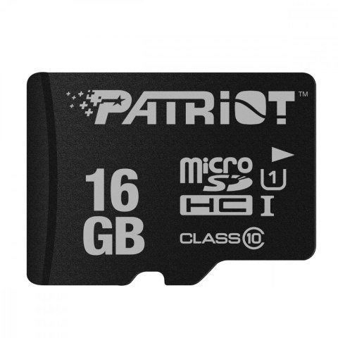 Karta pamięci MicroSDHC Patriot 16GB LX szybka klasa 10 U1