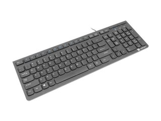 Klawiatura Natec Discus 2 slim czarna multimedialna USB