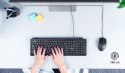 Klawiatura Trust TK-150 przewodowa czarna odporny na zalanie