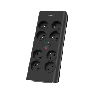 Listwa antyprzepięciowa Philips SPN7080BA/60 8 gniazd 2m filtr 900J
