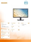 Monitor Dell SE2222H 21,5 cali LED Full HD HDMI matowy