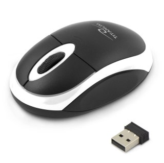 Mysz bezprzewodowa Esperanza Titanum 2.4GHz optyczna ergonomiczna czarna