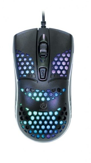 Mysz Rebeltec GHOST przewodowa dla graczy ultra lekka z RGB