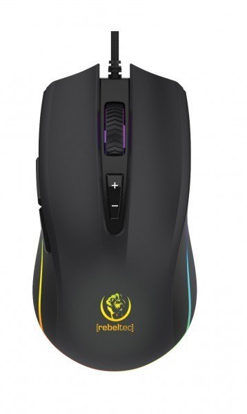 Mysz dla graczy Rebeltec Predator 6400 DPI z 7 przyciskami RGB