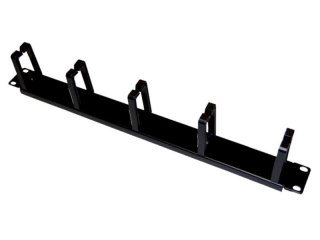 Organizator kabli ALANTEC 1U 19 czarny 5 uchwytów do szafy