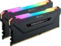 Pamięć DDR4 Corsair Vengeance RGB PRO 32GB 3200MHz czarna CL16 podświetlenie RGB