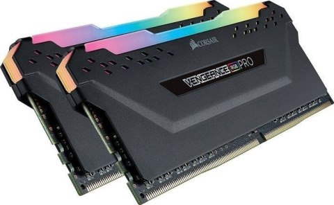 Pamięć DDR4 Corsair Vengeance RGB PRO 32GB 3200MHz czarna CL16 podświetlenie RGB