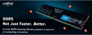 Pamięć DDR5 Crucial 16GB 4800 CL40 wydajna biurkowa pamięć
