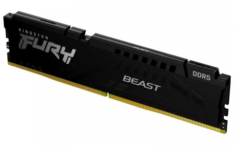 Pamięć DDR5 Kingston Fury Beast 16GB 5200 CL40 czarna z radiatorem