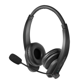 Słuchawki LogiLink Bluetooth V5.0 nauszne z mikrofonem 18h pracy