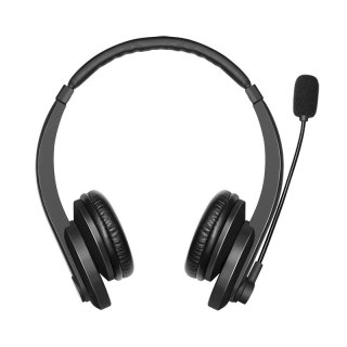 Słuchawki LogiLink Bluetooth V5.0 nauszne z mikrofonem 18h pracy