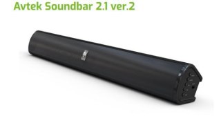 Soundbar Avtek 2.1 v2 z Bluetooth i bass-reflex 60W do gier