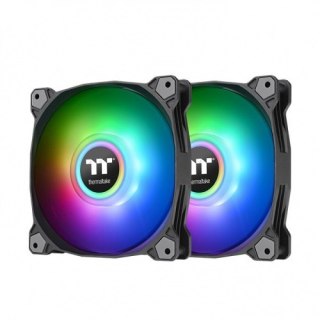 Wentylator Thermaltake Pure Duo 12 ARGB Sync czarny 2 pak wydajny