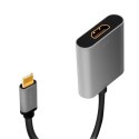 Adapter USB-C do HDMI 4K aluminiowy 0,15m kompaktowy wielofunkcyjny