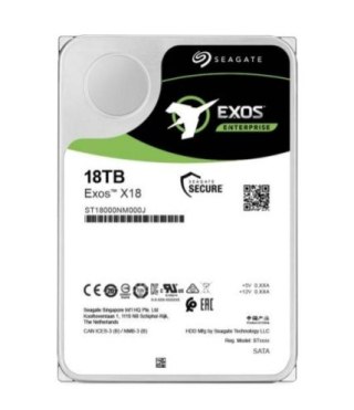 Dysk Seagate Exos X18 10TB HDD wewnętrzny SATA 3,5'' wydajny 7200 obr/min
