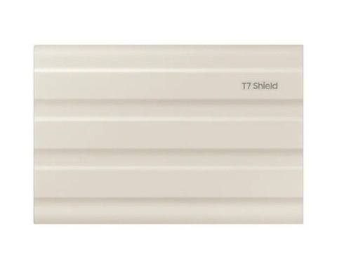 Dysk SSD Samsung T7 Shield 1TB USB 3.2 beżowy przenośny odporny