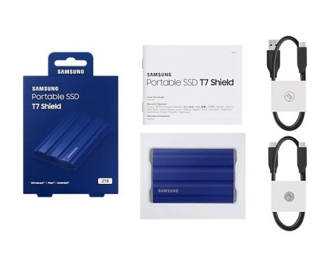 Dysk SSD Samsung T7 Shield 2TB USB 3.2 przenośny lekki odporny