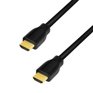 Kabel HDMI 4K/60Hz LogiLink 2m czarny ultra HD z Ethernetem