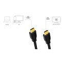 Kabel HDMI 4K/60Hz LogiLink 2m czarny ultra HD z Ethernetem