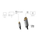 Kabel LogiLink USB-C do HDMI 4K 60Hz aluminiowy 1.8m