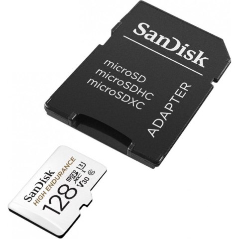 Karta microSD SanDisk High Endurance 128GB Full HD monitoringu