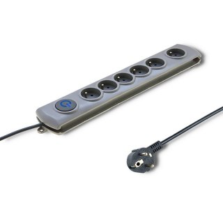 Listwa antyprzepięciowa Qoltec 6 gniazd 5m z włącznikiem Quick Switch