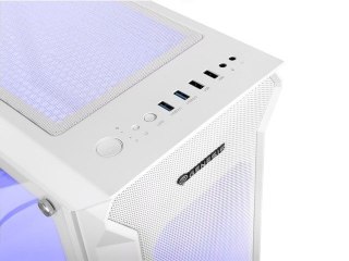 Obudowa Genesis Irid 505 V2 ARGB midi tower biała z oknem USB 3.0