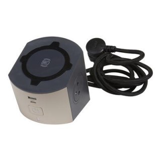 Przedłużacz Legrand 2x2P+Z Indukcja USB A-C ciemnoszary 2m 16A