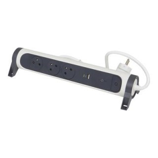 Przedłużacz Legrand 3x2PZ z USB A/C 1.5m z wyłącznikiem