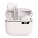 Słuchawki Bluetooth ART AP-TW-B4 TWS białe z mikrofonem USB-C