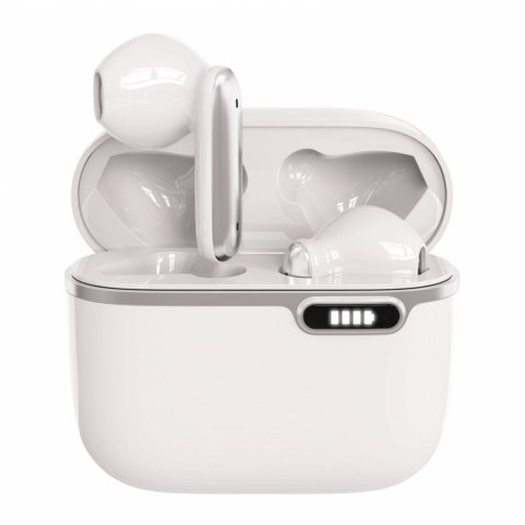 Słuchawki Bluetooth ART AP-TW-B4 TWS białe z mikrofonem USB-C