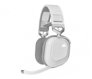 Słuchawki Corsair HS80 RGB Wireless Gaming Spatial Audio białe