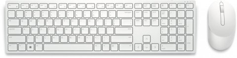 Zestaw bezprzewodowy Dell KM5221W klawiatura i mysz biały produkt multimedialny