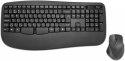Zestaw bezprzewodowy klawiatura mysz YENKEE YKM 2009CS ergonomiczny